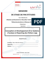 Conception Developpement Systeme Analyse Reporting Fichiers Logs