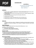 Curriculum Vitae: Rakhmaji M. Kolekar