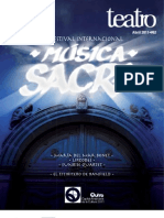 Revista Teatro Sucre Abril - Festival de Música Sacra