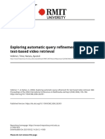 Exploring Automatic Query Refinement For Text-Based Video Retrieval