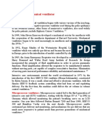 Chapter 2: Mechanical Ventilator: History