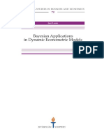 Bayesian Applications in Dynamic Econometric Models
