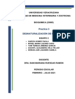 Desnaturalización de proteínas: Entendiendo el proceso experimental