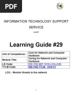 Learning Guide #29: Information Technology Support Service