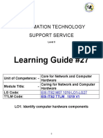 Learning Guide #27: Information Technology Support Service
