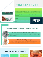 Tratamiento intensivo de líquidos y complicaciones de pancreatitis aguda