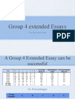 Group 4 Extended Essays: An Introduction