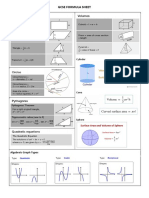 Formula Sheet - Large