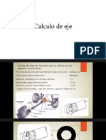 Calculo de Eje