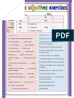 E1Possesive Adjectives