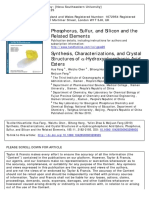 Phosphorus, Sulfur, and Silicon and The Related Elements - 2010 - 185, 11, 2182