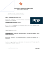 Proceso de Gestión de Formación Profesional Integral Formato Guía de Aprendizaje