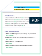 Chapter - 6 Creating Presentations: Slides Presentation New Theme File