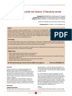 Suicide and Suicide Risk Factors: A Literature Review: CPD Article