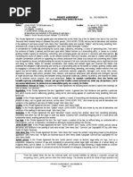 Private Agreement Template
