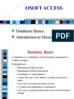 Databases Basics Introduction To Microsoft Access