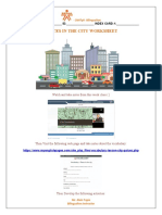 Places in The City Worksheet: NAME: - ID: - INDEX CARD #