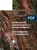 Zonificacion_agroecologica y Socioeconomica de Chuquisaca