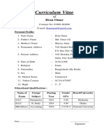 Curriculum Vitae: Ifran Omar