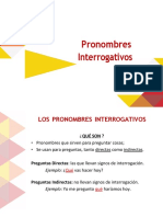 Pronombres Interrogativos