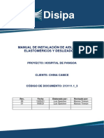 213111.1 - Manual de Instalación de Aisladores Elastoméricos - H.pangoa - 1