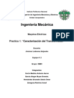 Practica 1. Caracterizacion Del Transformador