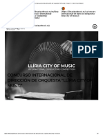 Concurso Internacional de Dirección de Orquesta "Llíria City of Music" - Lliria City of Music