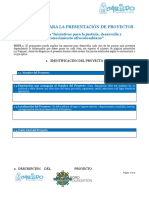 FORMULARIO PRESENTACION PROPUESTAS CONVOCATORIA Ultimo