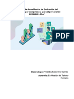 Modelo evaluación desempeño PERNINE