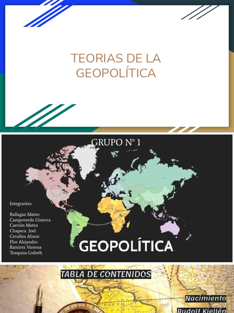 Teorías de la Geopolítica Moderna | PDF | Geopolítica | Fuerzas Aereas