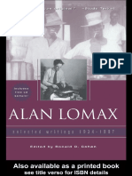 Lomax Alan Selected Writings 1934-1997
