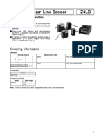 Parallel Beam Line Sensor Z4Lc: Ordering Information