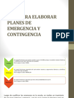 Guía para elaborar planes de emergencia y contingencia (GEPC