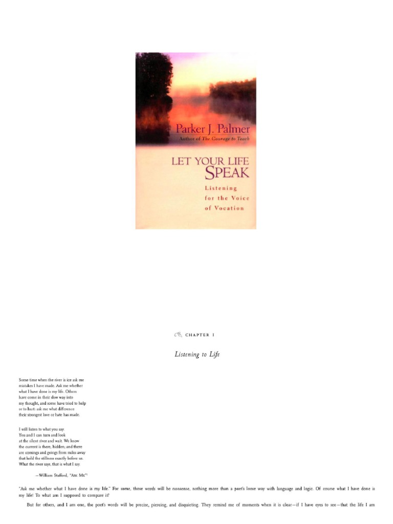 Palmer Let Your Life Speak PDF