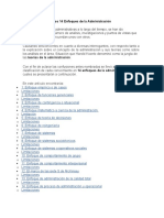 Los 14 Enfoques de La Administración 1ro de Contaduria