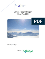 Carbon Footprint Report: - Fiscal Year 2008