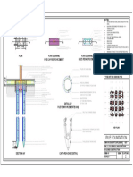 Two Pile Cap: Plan Showing Piles Reinforcement Plan Showing Pile Cap Reinforcement Plan