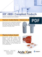 USP Compliant Products: Premium Coated Barrier / Cleanroom Chemo Gown