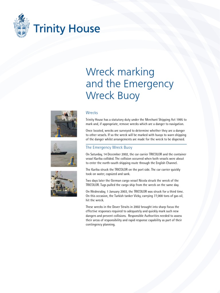 Maritime Wreck Safety Guide | PDF