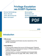 Us 14 Kallenberg Extreme Privilege Escalation On Windows8 UEFI Systems