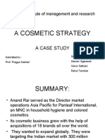 Global Marketing Case Study A - COSMETIC - STRATEGY