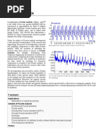 Fourier Analysis: Synthesis. For Example, Determining What