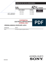 Sony Kdl-32ex607 40ex607 46ex607 Chassis Az1-l Rev.1 Sm