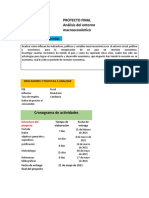 Análisis Del Entorno Macroeconómico