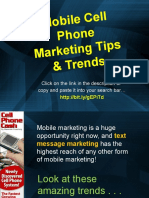 Mobile Cel L Phone Marketing Tips & Trends