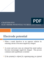 Chapter Five-Electrode Potential vs. Reaction Rate