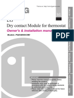 LG Dry Contact Module For Thermostat: Owner's & Installation Manual