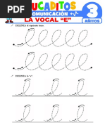 Actividades de la Vocal E | PDF