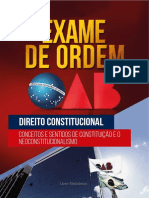 DIREITO CONSTITUCIONAL: CONCEITOS E SENTIDOS DE CONSTITUIÇÃO E O NEOCONSTITUCIONALISMO