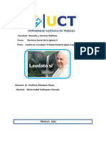 Cuidado de La Ecología Y El Medio Ambiente Según La Encíclica Laudato Sí